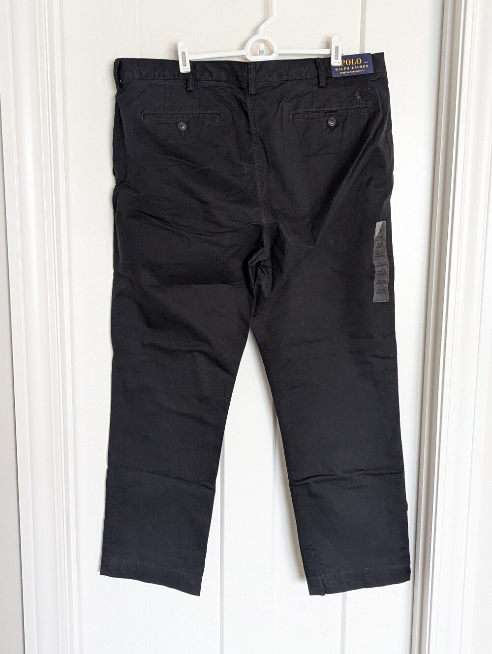 Polo Ralph Lauren NWT Black Chino Pants sz 38 x 30 - Picture 4 of 7